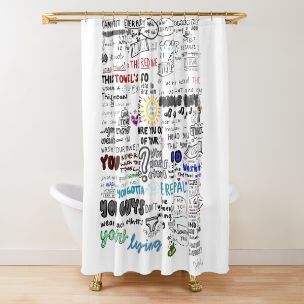 Item preview, New Girl Towel Scene designed and sold by hmatt1003.