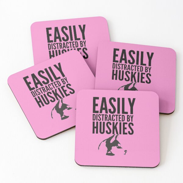 Item preview, Easily Distracted By huskies  designed and sold by Wideworld.