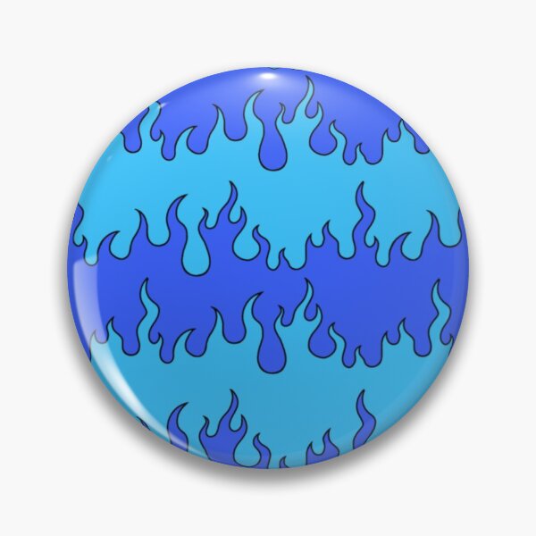 Item preview, Blue flame pattern designed and sold by hanameda.