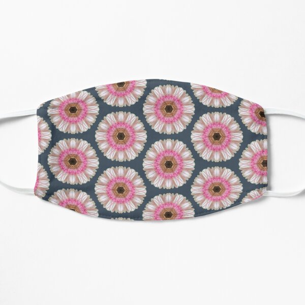 Pink gerbera on navy Mask