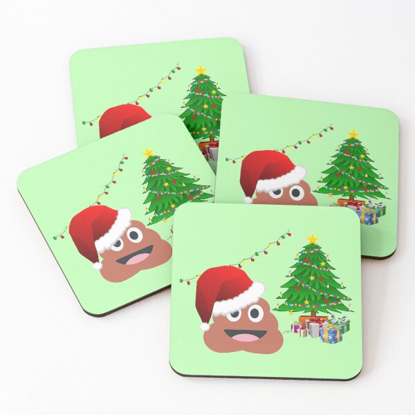Item preview, christmas poo emoji  designed and sold by Gossip Rag.