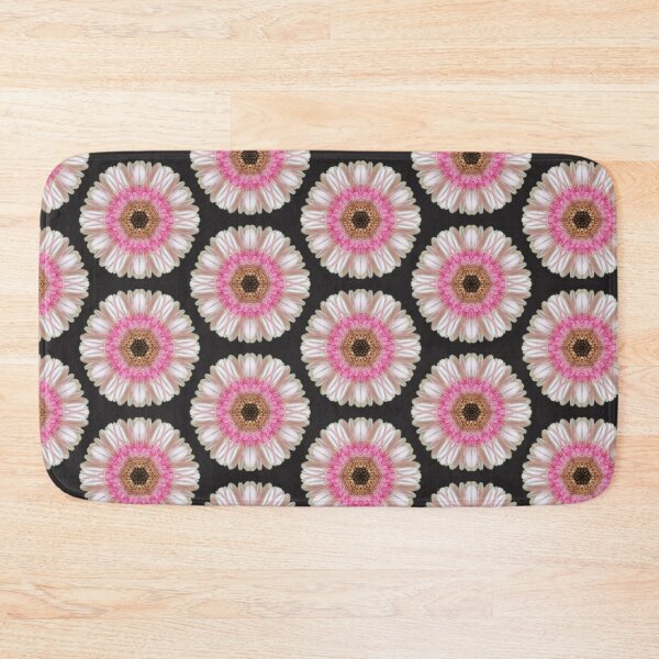 Item preview, Pink gerbera on black designed and sold by LittleBettyMakes.