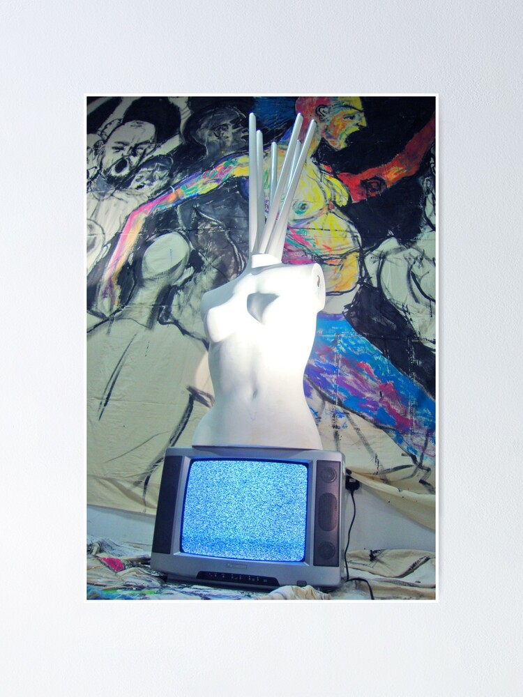 Tv addiction Poster for Sale by sixquarter