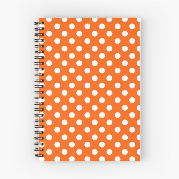 Item preview, Orange with White Polka Dots designed and sold by TheFrostedDonut.