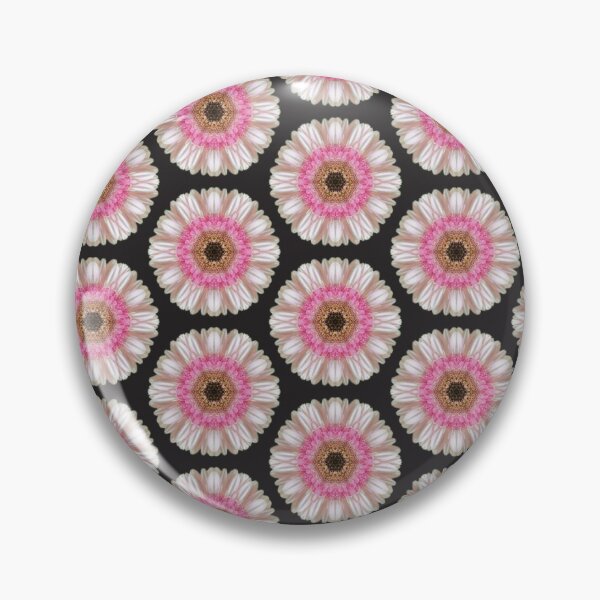 Item preview, Pink gerbera on black designed and sold by LittleBettyMakes.