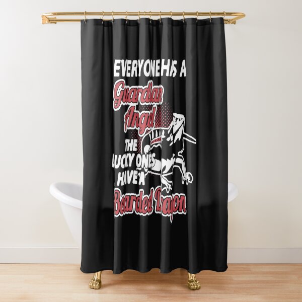 Bearded Dragon Shower Curtain