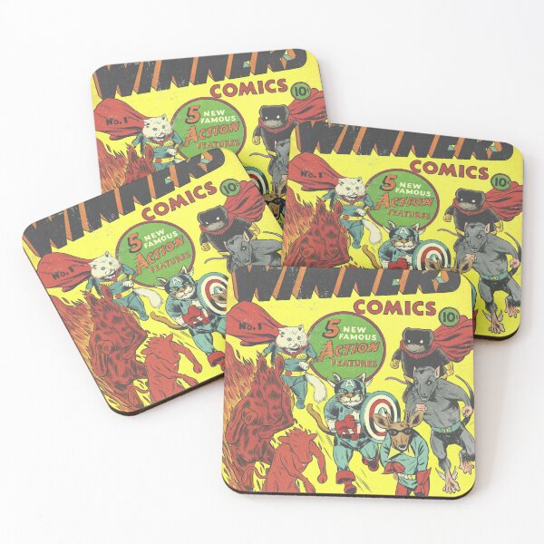 Item preview, Animal Winners Comics designed and sold by 13thFloorDesign.