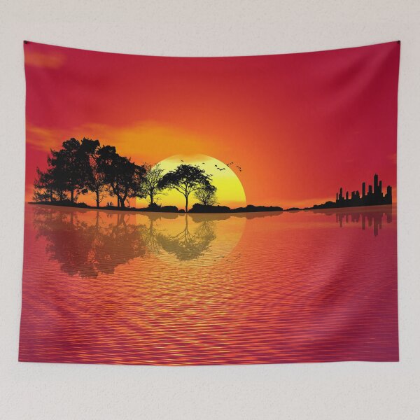 Item preview, Nature Guitar Sunset designed and sold by maryedenoa.