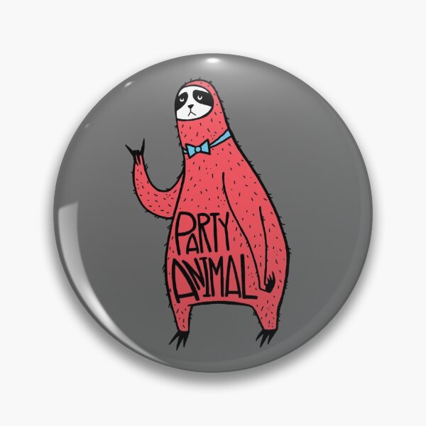 Item preview, Party Animal Sloth designed and sold by sarahawillis.