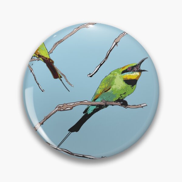 Item preview, Rainbow Bee-eater (Merops ornatus) designed and sold by ChrissyWild.