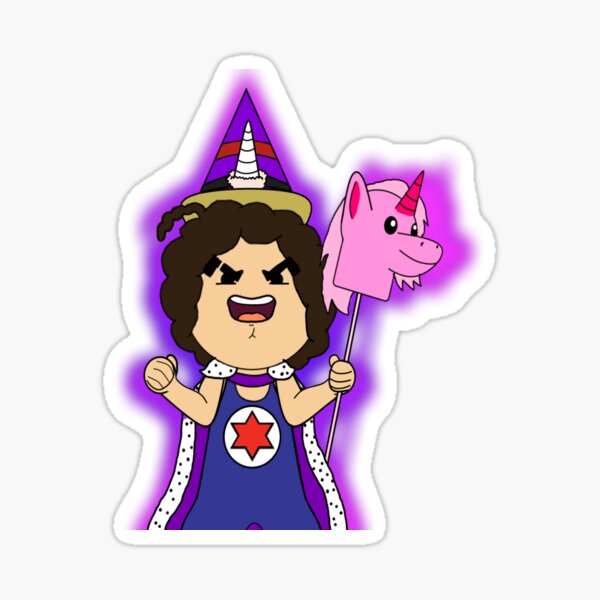 Item preview, All Hail The Unicorn Wizard designed and sold by Brandon Curtis.