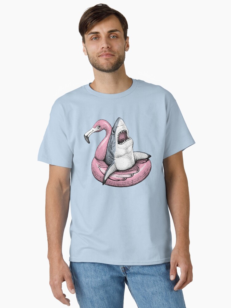 Imagen 1 de 7, Camiseta clásica con la obra Pool Shark - Ahhh, hora de relajarse, diseñada y vendida por HabbyArt.