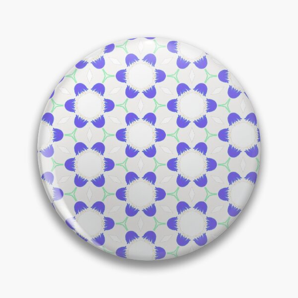 Item preview, Stylised blue tulips designed and sold by LittleBettyMakes.