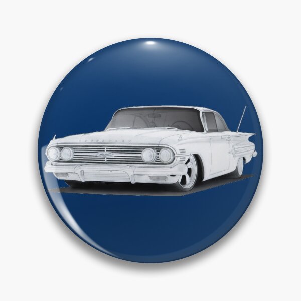 Aperçu de l'œuvre 1960 Chevrolet Impala Dessin créée et vendue par ItsMeRuva.
