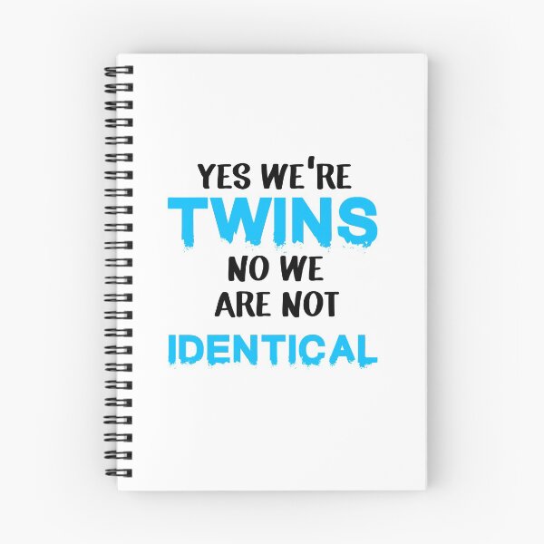 Item preview, Yes We're Twins Identical Siblings Brother designed and sold by Mr-tach.