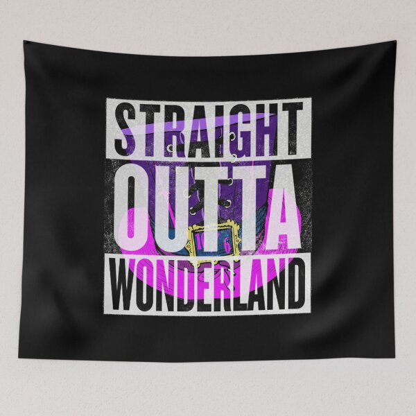 Item preview, Alice in Wonderland   Straight Outta Wonderland   Mad Hatter Hat designed and sold by KoolMoDee.