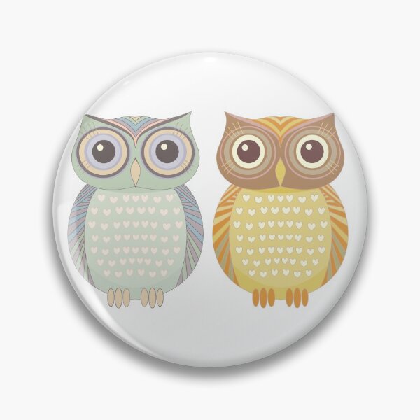 Item preview, Cool Owl & Friendly Owl designed and sold by Jean Gregory Evans.