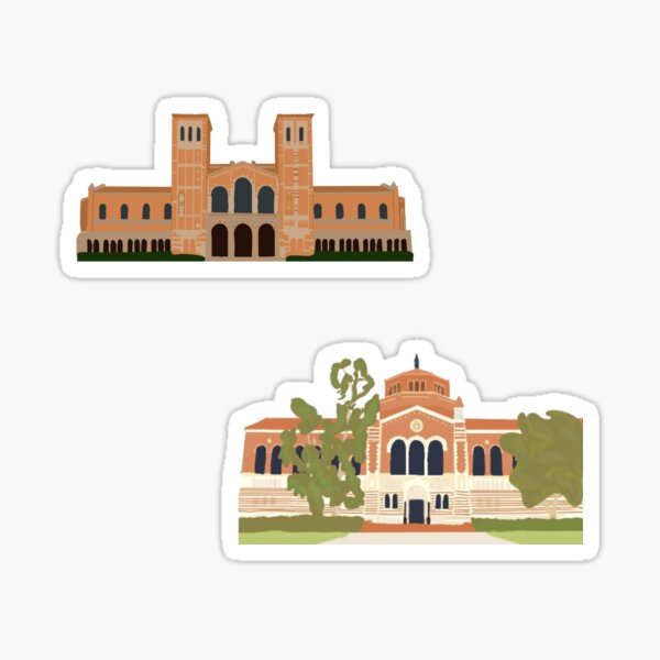royce and powell, UCLA sticker set Sticker