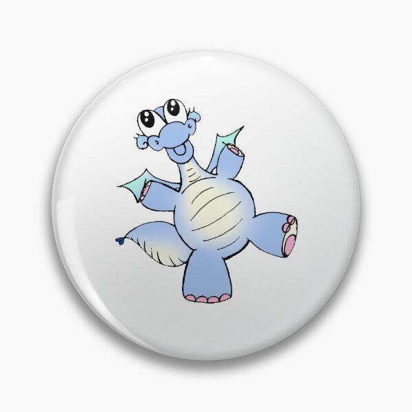 Item preview, Blue Happy Dragon designed and sold by Lydia Brendel.