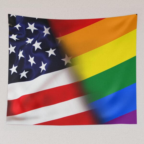 Item preview, US Pride Flag designed and sold by umeimages.