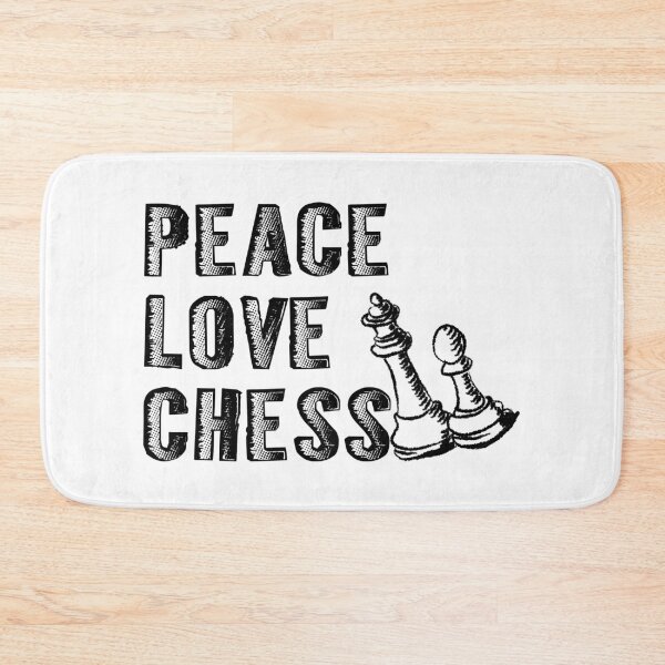 Item preview, Peace, Love, Chess designed and sold by SmartStyle.