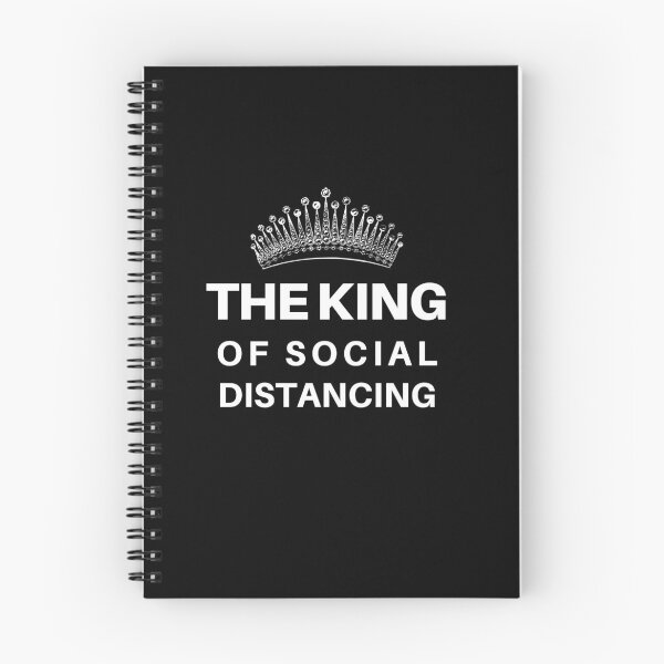 Item preview, King of Quarantine 2020 Social Distancing Meme Lockdown Funny Stay Home Virus Cute Pandemic Cute Gift Sarcastic Happy Inspirational Motivational Birthday Present designed and sold by EpsilonEridani.