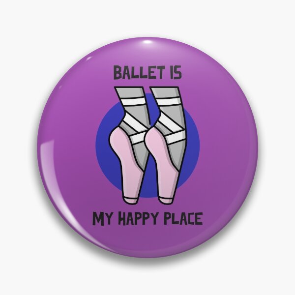Artikelvorschau, BALLETTE IST MEIN GLÜCKLICHER ORT mit Cartoon-Schuhen entworfen und verkauft von myboydoesballet.