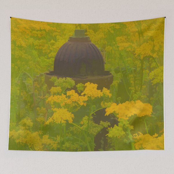 Item preview, Flowers and Hydrant designed and sold by Allen Penton.