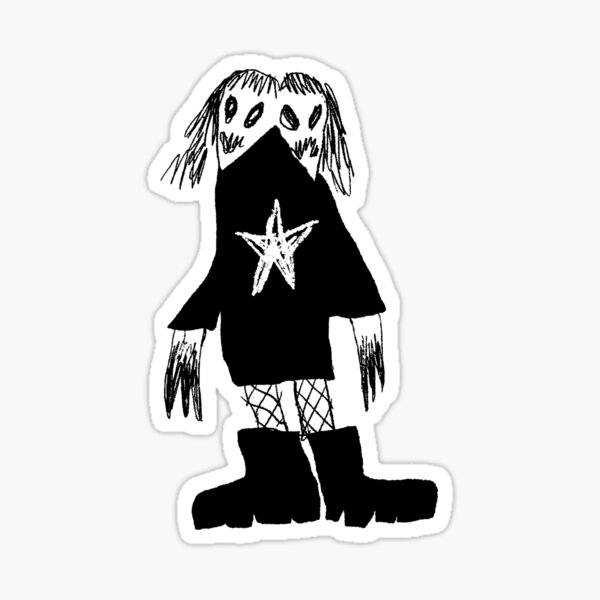 Drain Gang Stickers Redbubble - ghostemane roblox decal