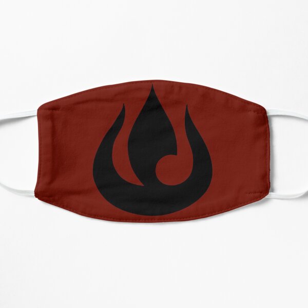 Fire Nation Flag Flat Mask