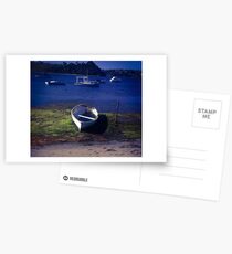 Boats on a lake Postcards