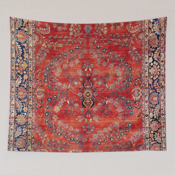 Item preview, Sarouk Arak West Persian Carpet Print designed and sold by Vicky Brago-Mitchell®.