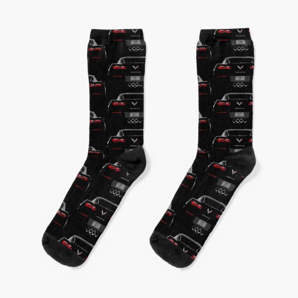Corvette C7 Rear View Socks