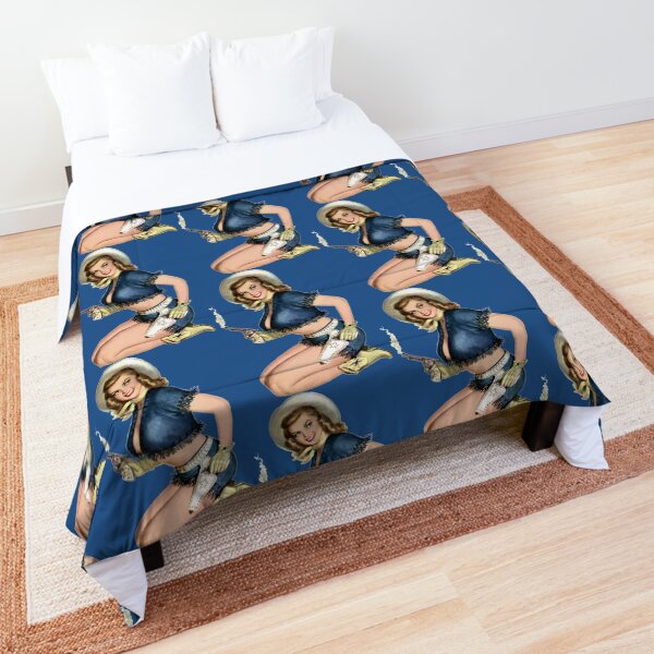 Vaquera pinup Colcha