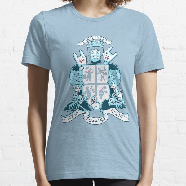 Bunnies are Evil Essential T-Shirt
