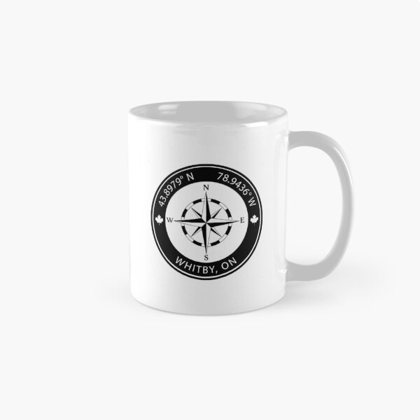 Item preview, Whitby, Ontario Geographical Coordinates designed and sold by TeeOhGraphics.