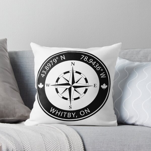 Item preview, Whitby, Ontario Geographical Coordinates designed and sold by TeeOhGraphics.