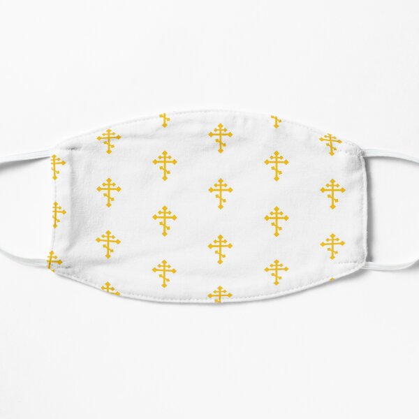 Orthodox Cross in Gold Flat Mask