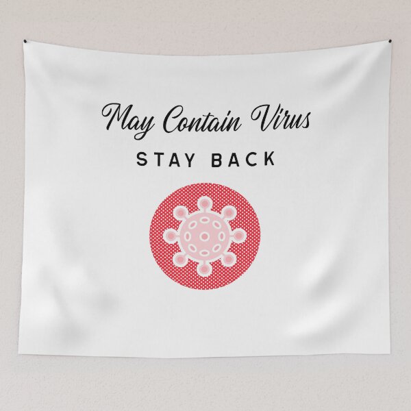 Item preview, May Contain Virus Stay Back designed and sold by Tru-Bless Properties.