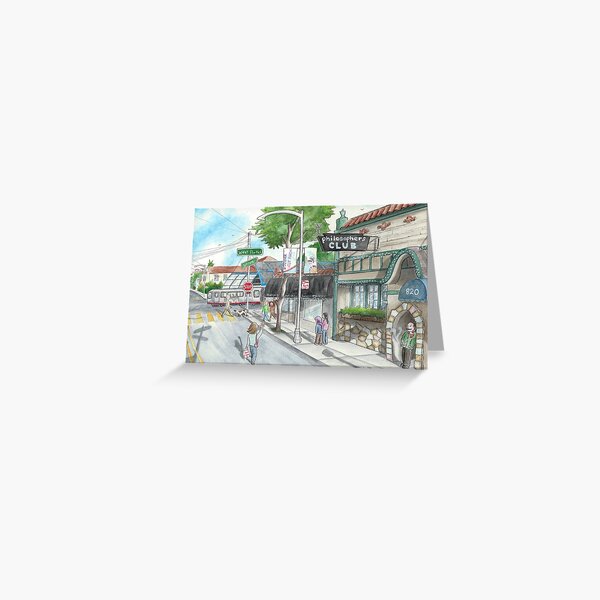 "Philosopher's Club" by Robin Galante Greeting Card