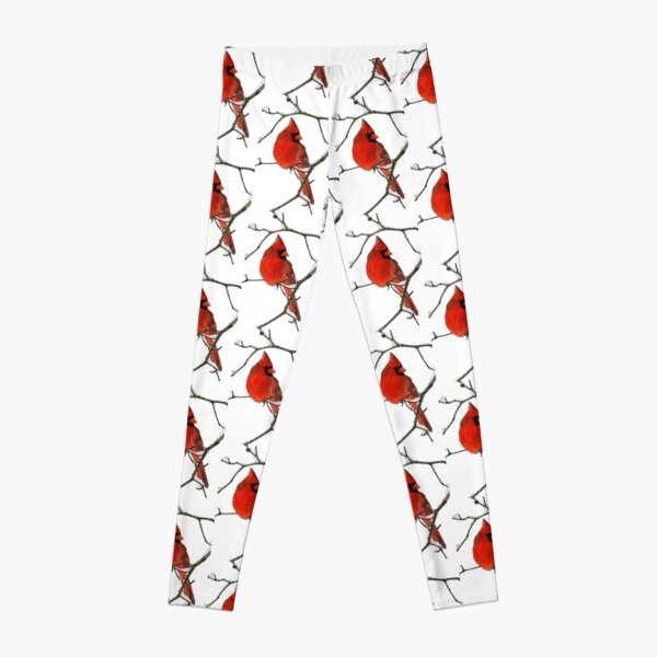 Red Feathers Leggings