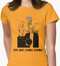 Very Funny Retro Bowling T-Shirt Women's Fitted T-Shirt