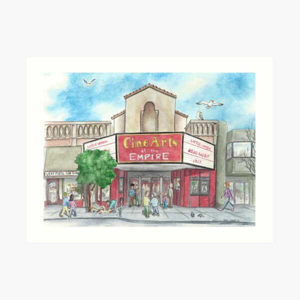 "The Empire Theater" by Robin Galante Art Print