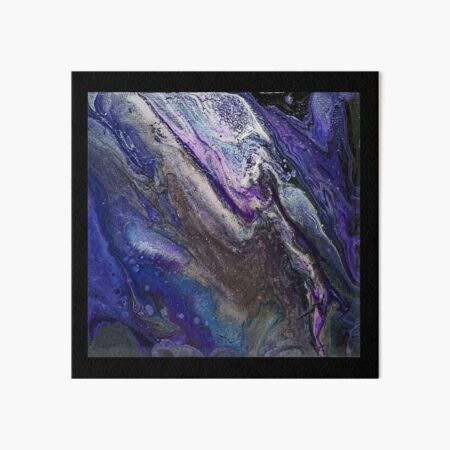 Mini Galaxy Pour (Space) Art Board Print