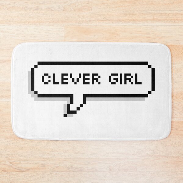 Item preview, Clever Girl Pixel Speech Bubble designed and sold by Lemon  Merch.