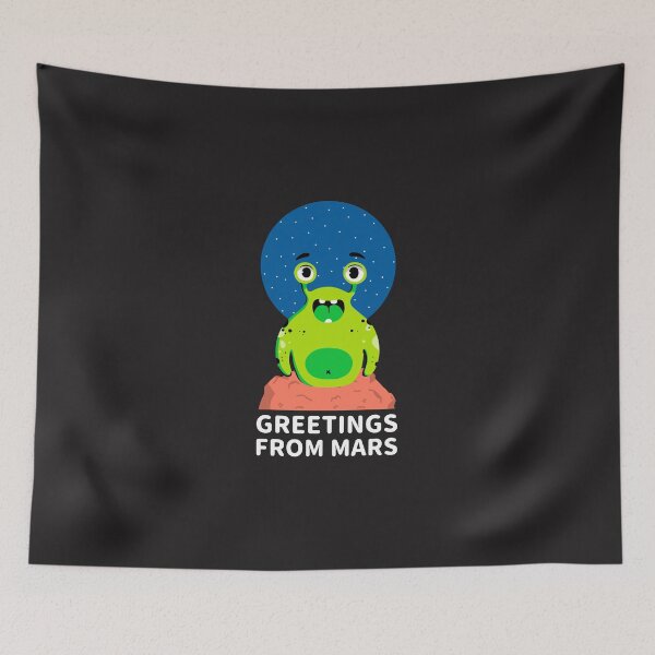 Item preview, Greetings from Mars designed and sold by Delicarte.