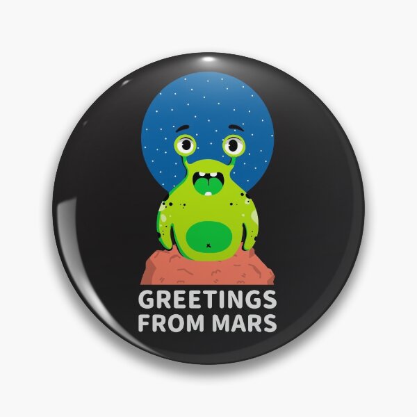 Item preview, Greetings from Mars designed and sold by Delicarte.