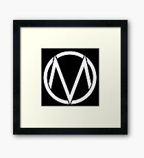 The Maine - Band Logo White Framed Print