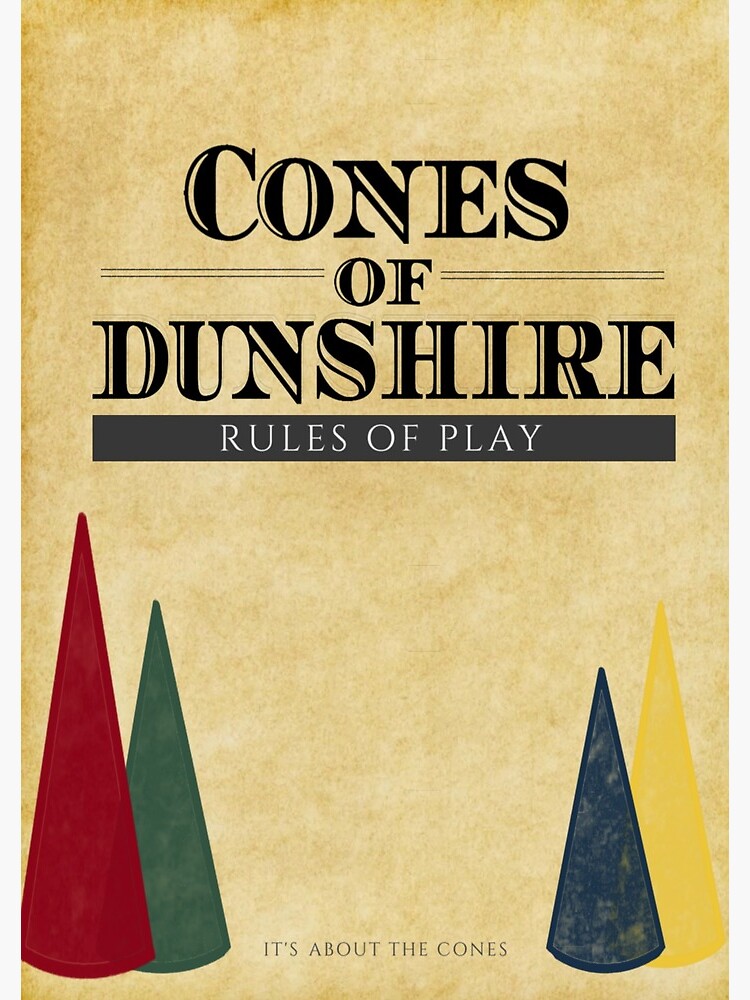 "CONES OF DUNSHIRE RULES OF PLAY" Spiral Notebook by pretendcrab