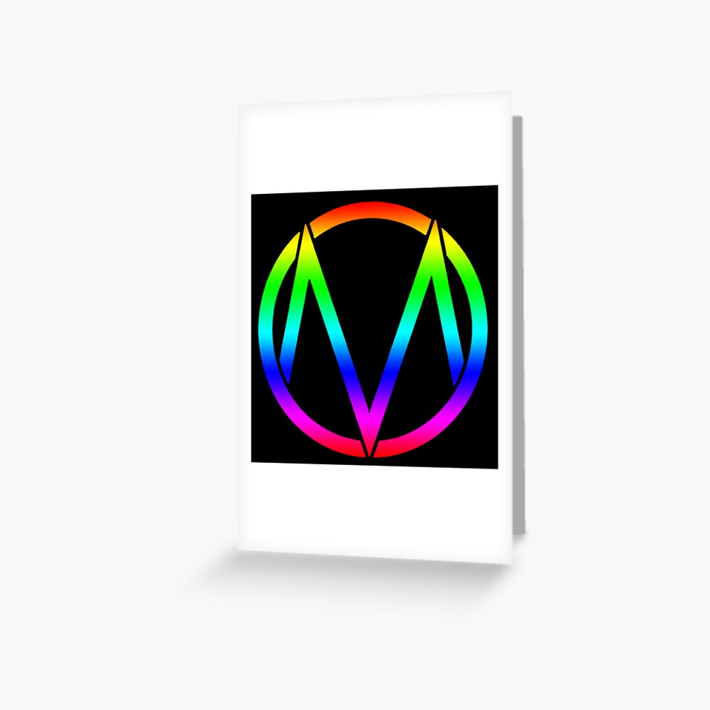 The Maine - Band Logo Rainbow Greeting Card